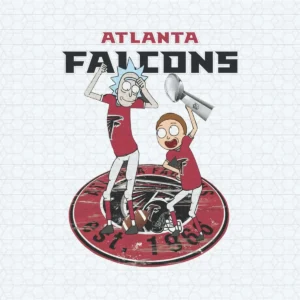 I Turned Myself Into An Atlanta Fan Morty I'm Falcon Rick SVG