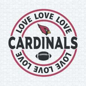 Love Arizona Cardinals Football SVG