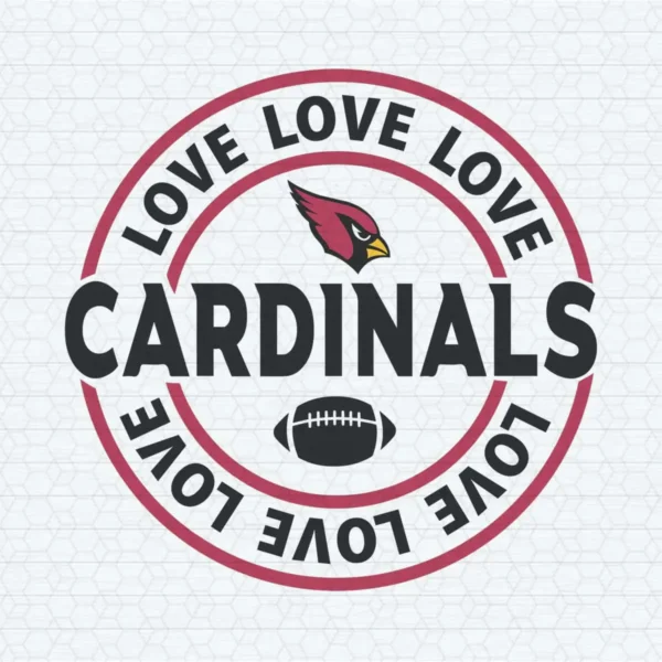Love Arizona Cardinals Football SVG