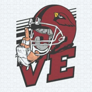 Love Arizona Cardinals Helmet Nfl SVG