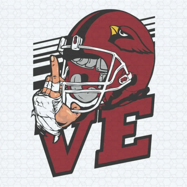 Love Arizona Cardinals Helmet Nfl SVG