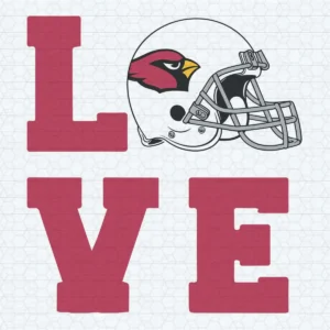 Love Cardinals Helmet SVG
