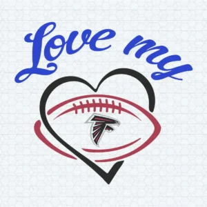 Love My Atlanta Falcons SVG