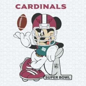 Mickey Mouse Arizona Cardinals Super Bowl NFL SVG