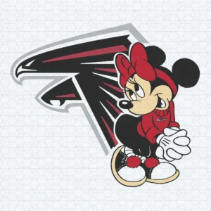 Minnie Loves The Atlanta Falcons SVG