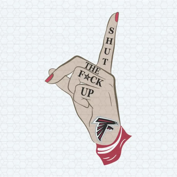 Nfl Atlanta Falcons Lips Shut The Fuck Up SVG