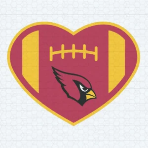 NFL Super Bowl Arizona Cardinals Heart Store Vector SVG