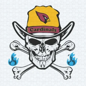 Nfl Arizona Cardinals Skull Diy Crafts SVG