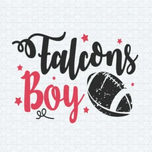 Playful Atlanta Falcons Boy Football SVG