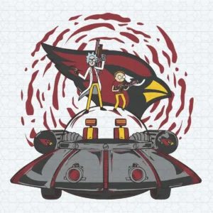 Rick Morty Arizona Cardinals Nfl SVG