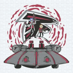 Rick Morty Atlanta Falcons Nfl SVG