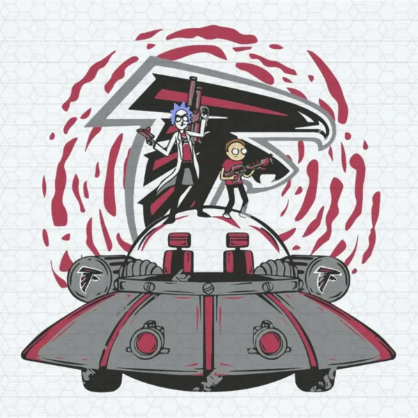 Rick Morty Atlanta Falcons Nfl SVG