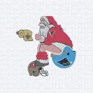 Santa Claus Atlanta Falcons Shit On Other Teams Christmas SVG