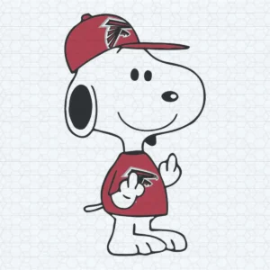 Snoopy Atlanta Falcons SVG