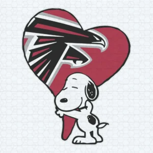 Snoopy Hugs The Atlanta Falcons SVG
