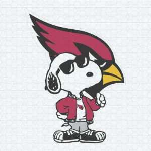Snoopy Joe Cool To Be The Arizona Cardinals NFL SVG