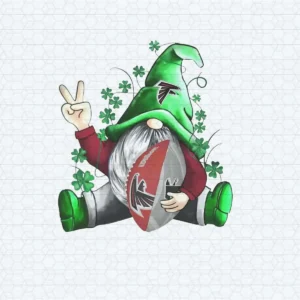 St Patrick Gnome Hugs Atlanta Falcons SVG