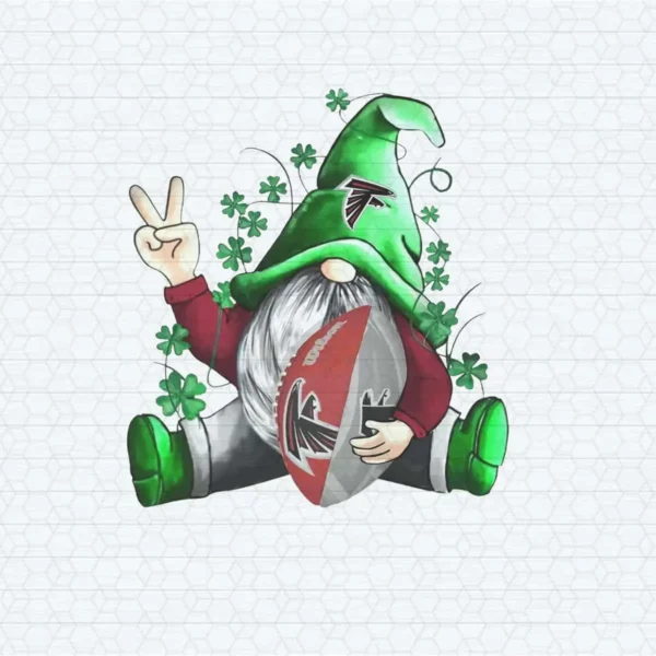 St Patrick Gnome Hugs Atlanta Falcons SVG