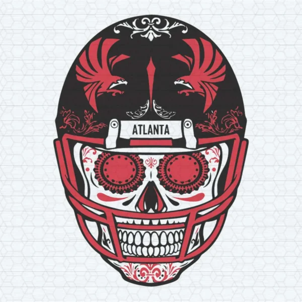 Sugar Skull Atlanta Falcons Nfl SVG