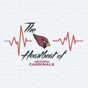 The Arizona Heartbeat Of Cardinals Logo SVG