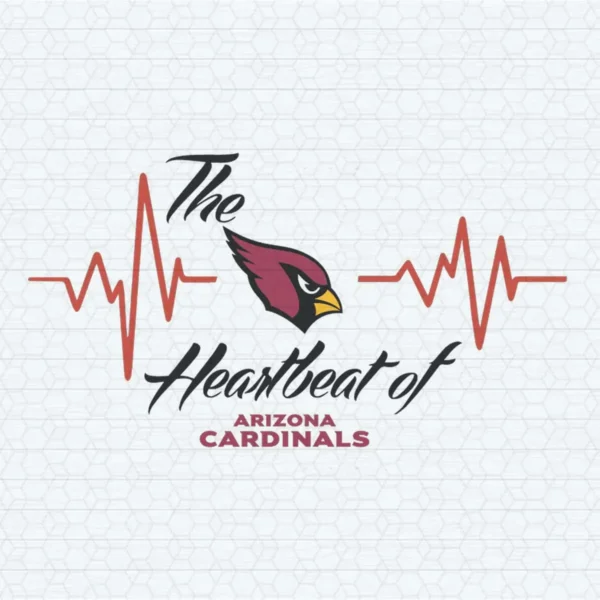 The Arizona Heartbeat Of Cardinals Logo SVG