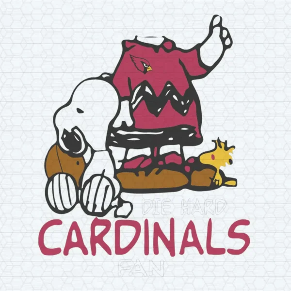 The Die Hard Arizona Cardinals Fans Charlie Snoopy NFL SVG