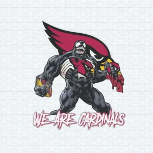 We Are The Cardinals Venom x Arizona Cardinals NFL PNG File