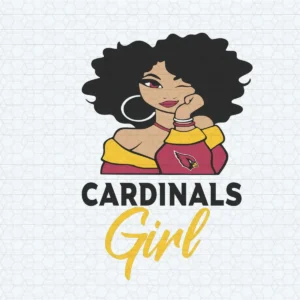Wine Diva African American Arizona Cardinals NFL SVG