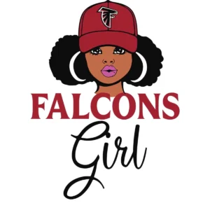 New Orleans Falcons Girl SVG