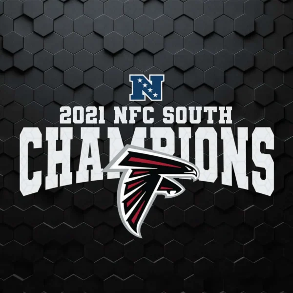 2021 Nfc South Champions Atlanta Falcons SVG