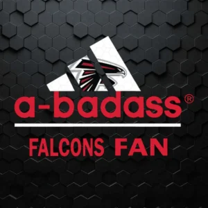 A Badass Falcons Fan SVG