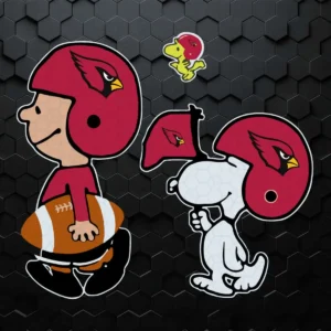Arizona Cardinals Charlie Brown and Snoopy Memes SVG