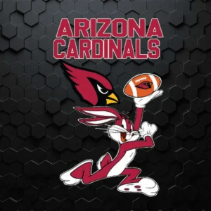 Arizona Cardinals Football Bunny SVG