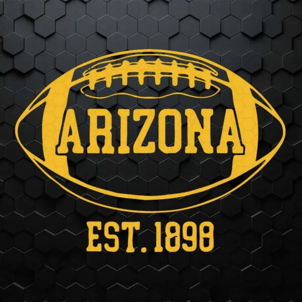 Arizona Cardinals Football Established 1898 SVG