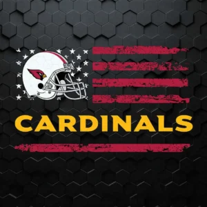 Arizona Cardinals Helmet Logo Flag SVG