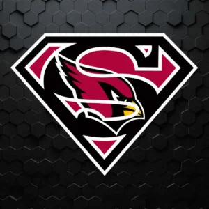 Arizona Cardinals Logo X Superhero Logo SVG