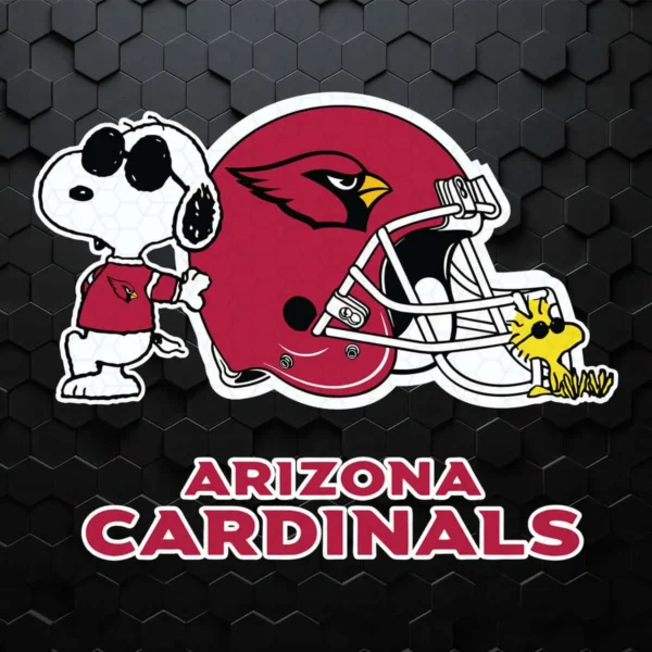 Arizona Cardinals Snoopy NFL Football SVG