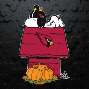 Arizona Cardinals Snoopy Pumpkin House NFL SVG
