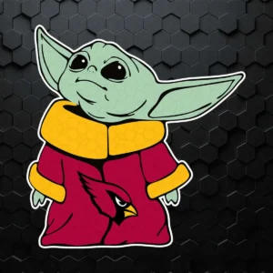 Arizona Cardinals Super Bowl NFL Logo Baby Yoda SVG