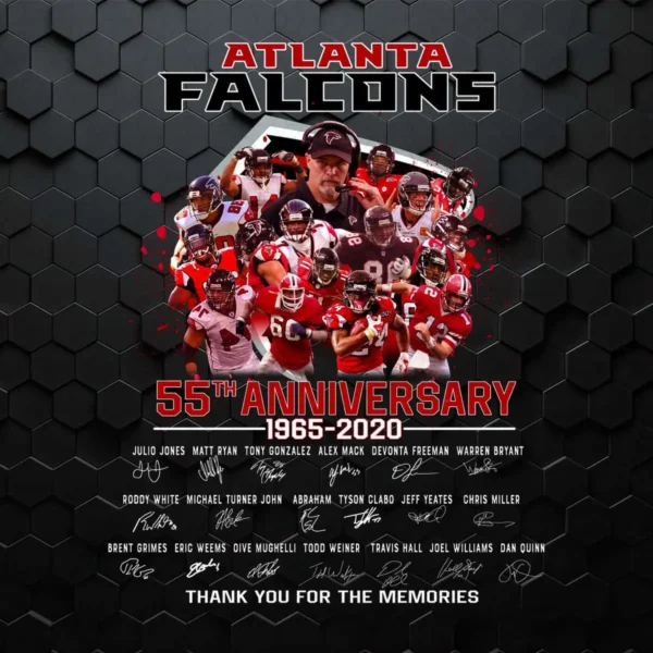 Atlanta Falcons 55 Years PNG