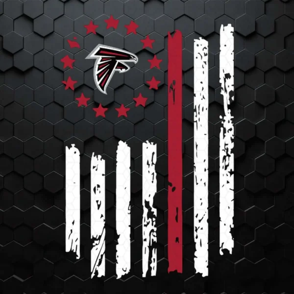Atlanta Falcons Betsy Ross Flag SVG