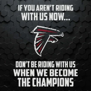 Atlanta Falcons Football We Become The Champions SVG