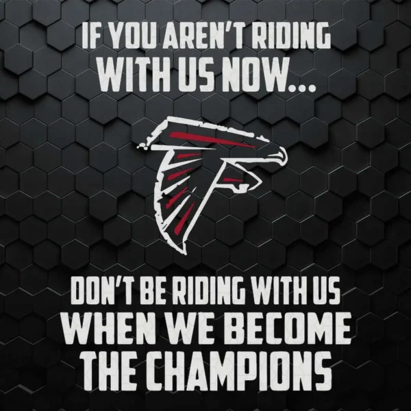 Atlanta Falcons Football We Become The Champions SVG