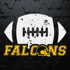 Atlanta Falcons Grunge Football SVG