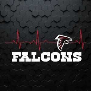 Atlanta Falcons Heartbeat SVG Sport SVG In 2024