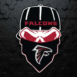 Atlanta Falcons Ninja Face SVG