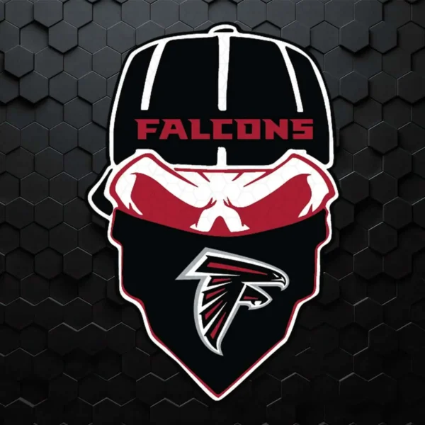 Atlanta Falcons Ninja Face SVG
