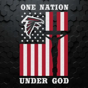Atlanta Falcons One Nation Under God SVG