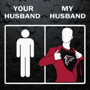 Atlanta Falcons Your Husband My Husband SVG