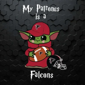Baby Yoda My Patronus Is A Falcons SVG